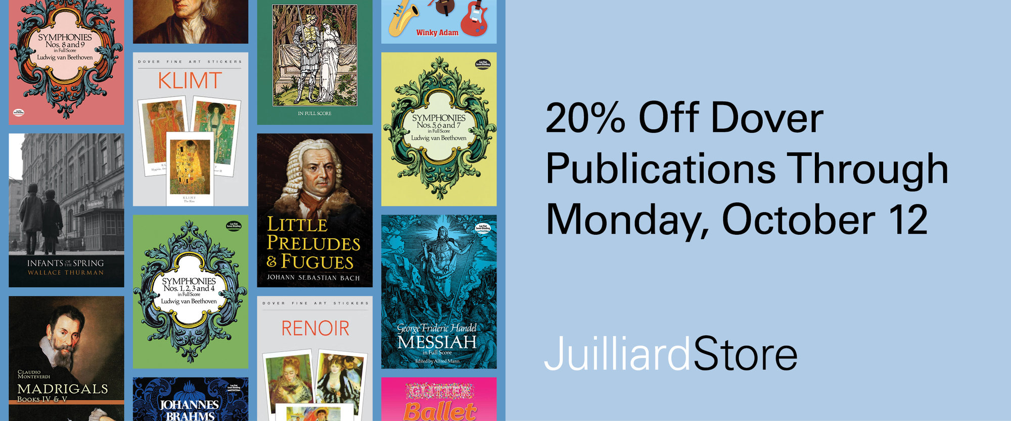 2O% Off Dover Publications Through Monday, October 12